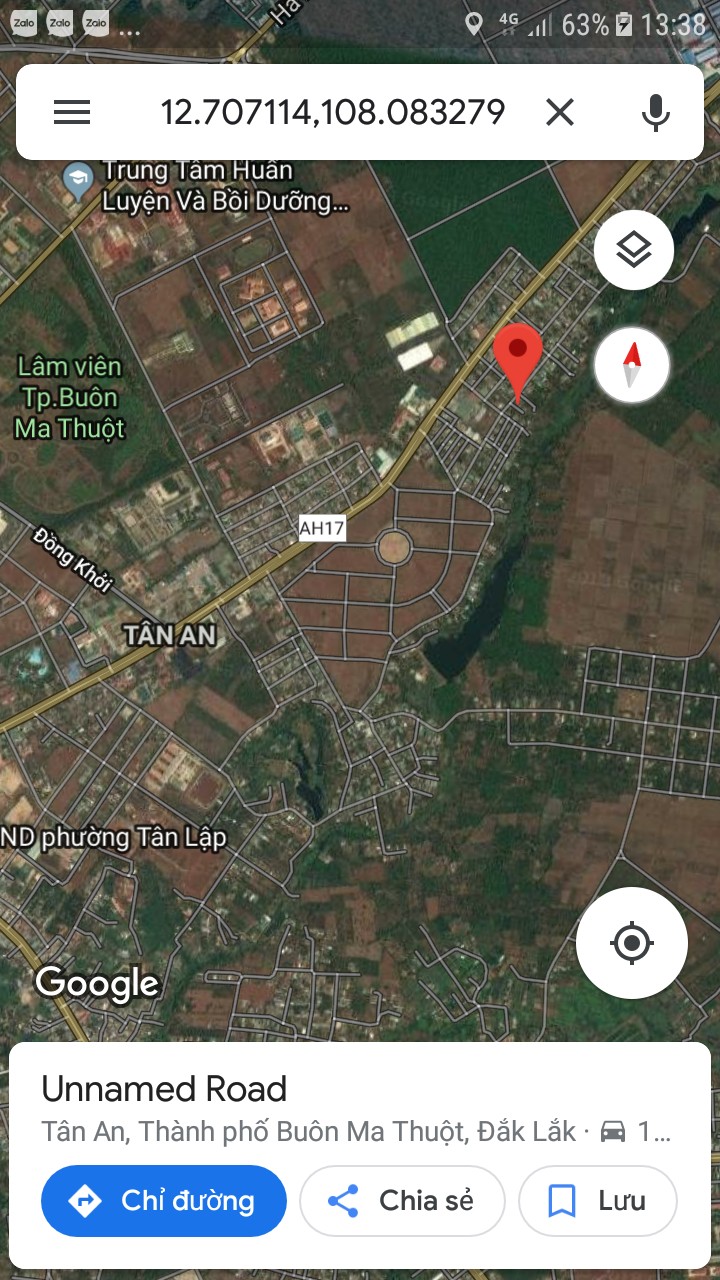 Bán đất hẻm Dã Tượng - Phường Tân An - Buôn Ma Thuột - ĐăkLăk